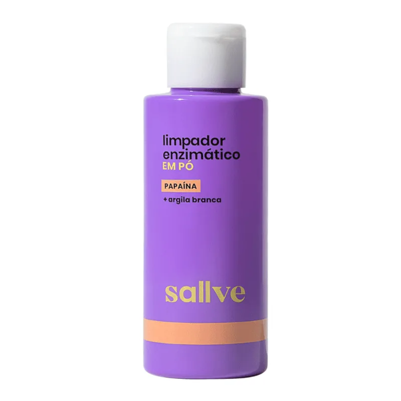 Limpador Facial Sallve Pó Enzimático Sem Fragrância 30g - Sallve