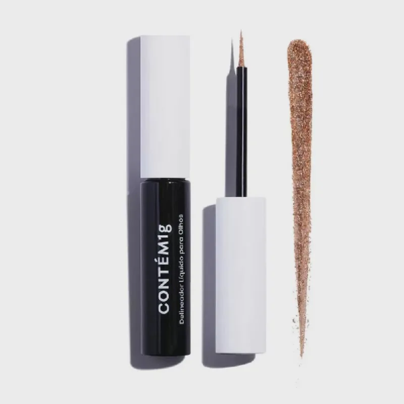 Delineador liquido para olhos contem 1G glitter interestelar 3ML