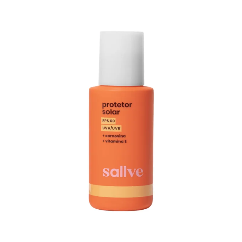 Protetor Solar Facial Fps 60 Vegano Sallve - 40g - Sallve - Solar