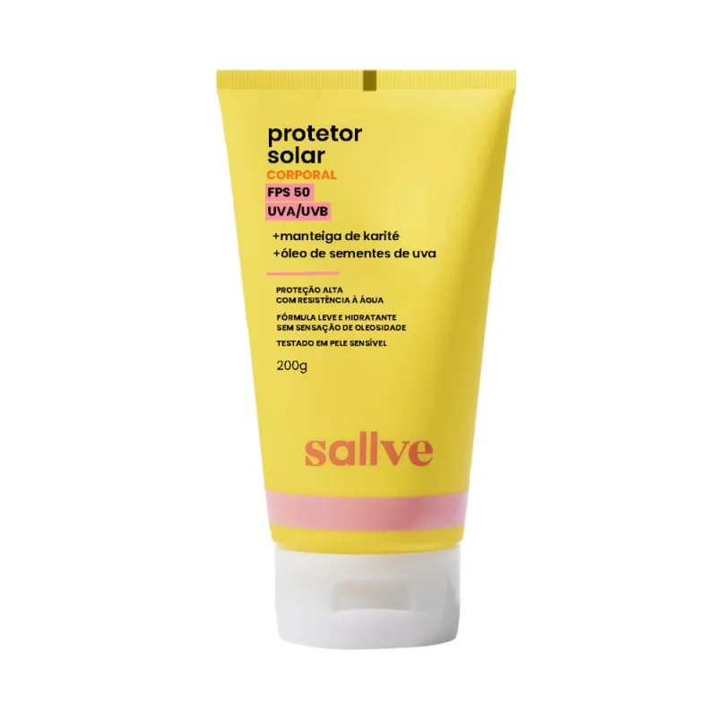 Protetor Solar Sallve FPS50 200g - Sallve