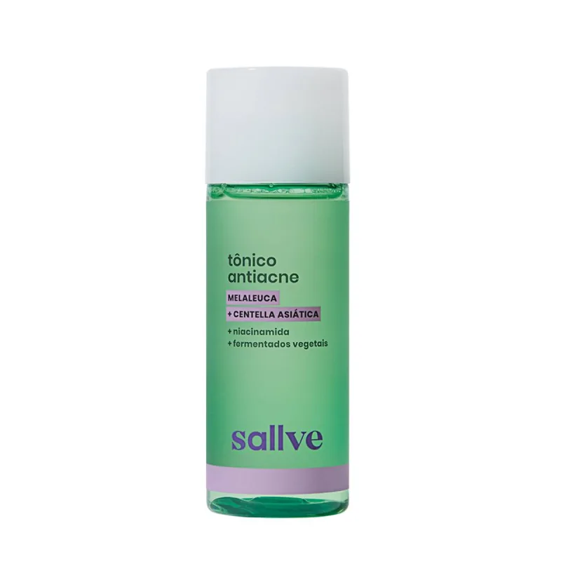 Tônico Facial Sallve Antiacne Melaleuca e Centella Asiática 120ml - Sallve - Dermo E Beleza