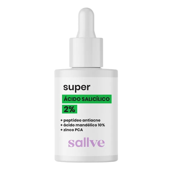 Sérum Concentrado Facial Ácido Salicílico 2% Sallve Super 30ml - Sallve