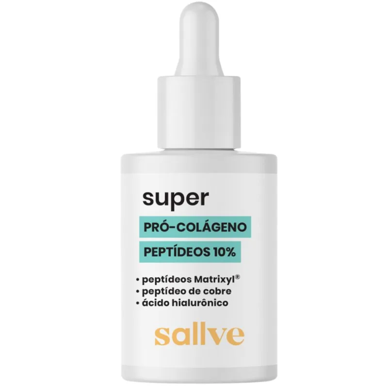 Sérum Facial Sallve Pró-Colágeno Peptídeo 10% 30ml - Sallve