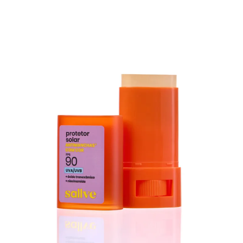 Protetor Solar Bastão Sallve Antimanchas FPS90 COR 1 - 15g - Sallve