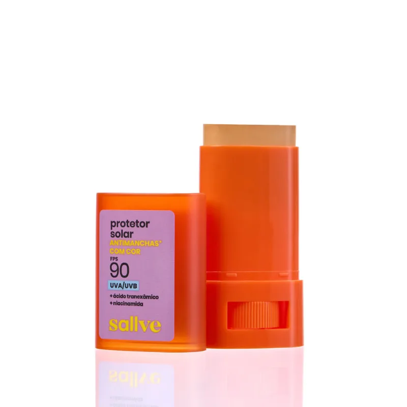 Protetor Solar Bastão Sallve Antimanchas FPS90 COR 4 - 15g