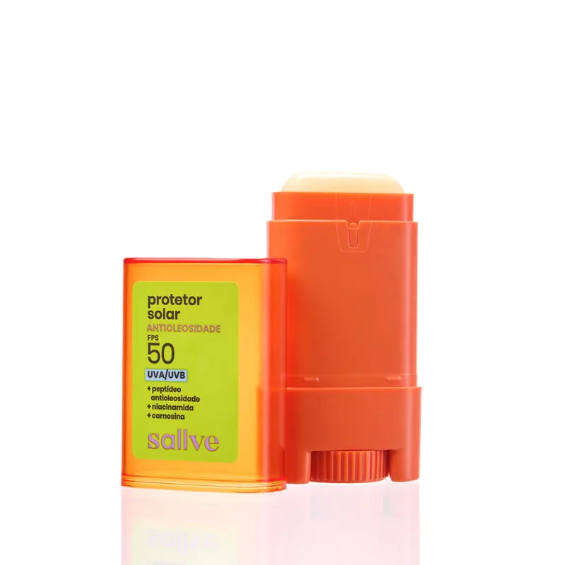 Bastão Protetor Solar Sallve Antioleosidade FPS50 15g - SALLVE