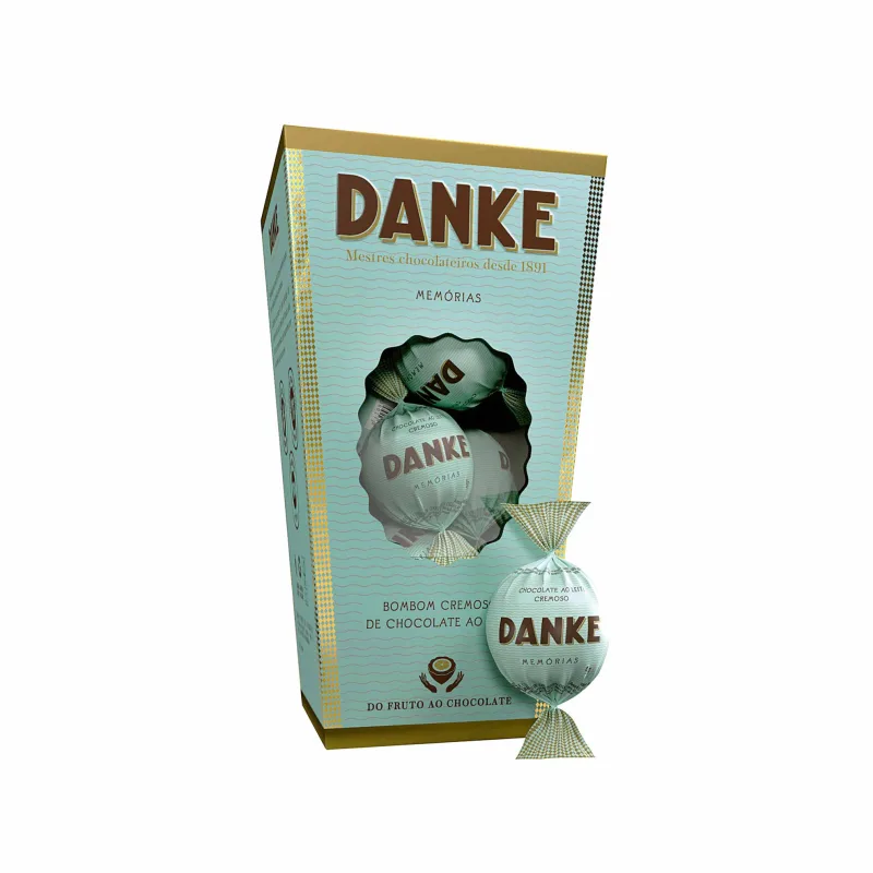 Bombom Cremoso de Chocolate ao Leite Danke 162g - Danke