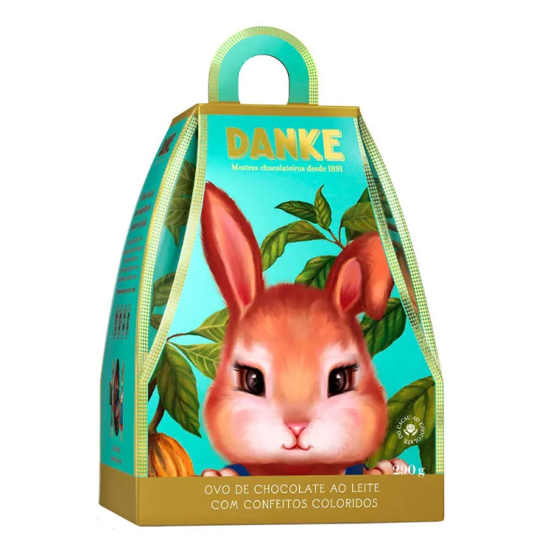 Ovo de Chocolate Ao Leite Danke Alegrette 290g