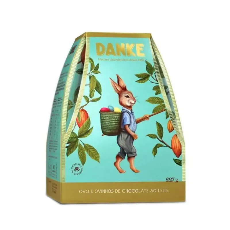 Ovo de Chocolate Danke Ao Leite c/ 6 Ovinhos 227g - Danke