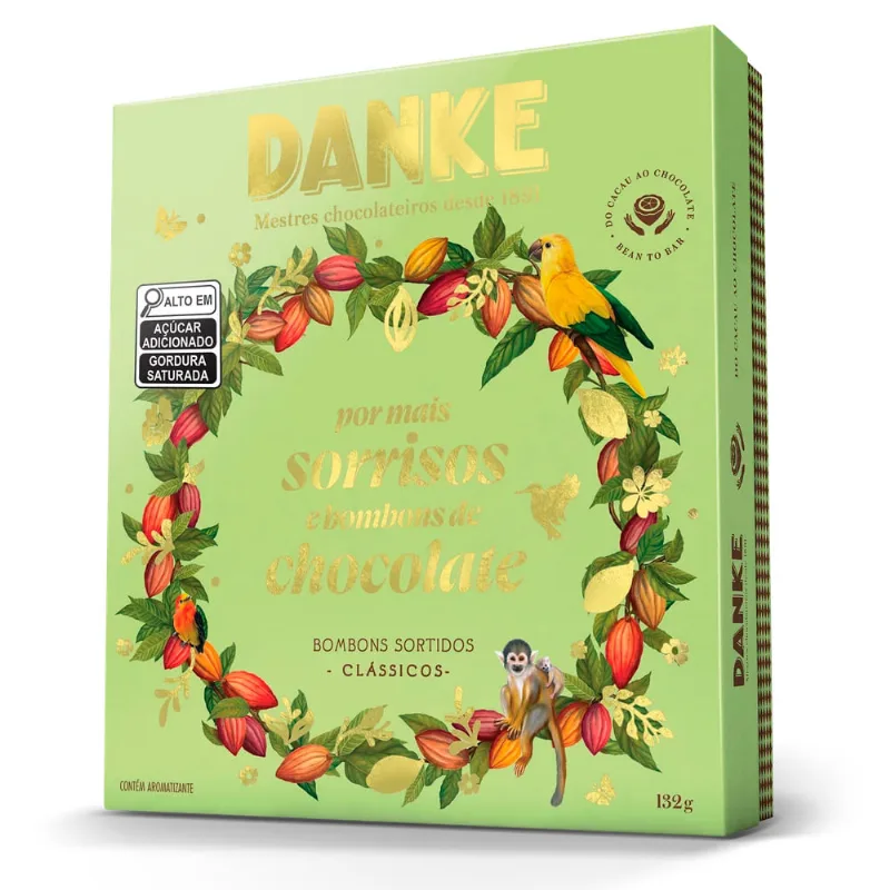 Bombom Danke Sortidos Caixa Natal 132g - Danke