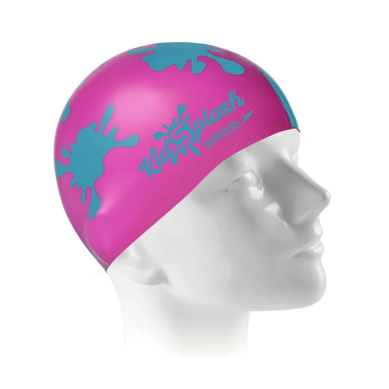 Touca De Natação Infantil De Silicone Estampa Splash Club Speedo - PINK ÚNICO