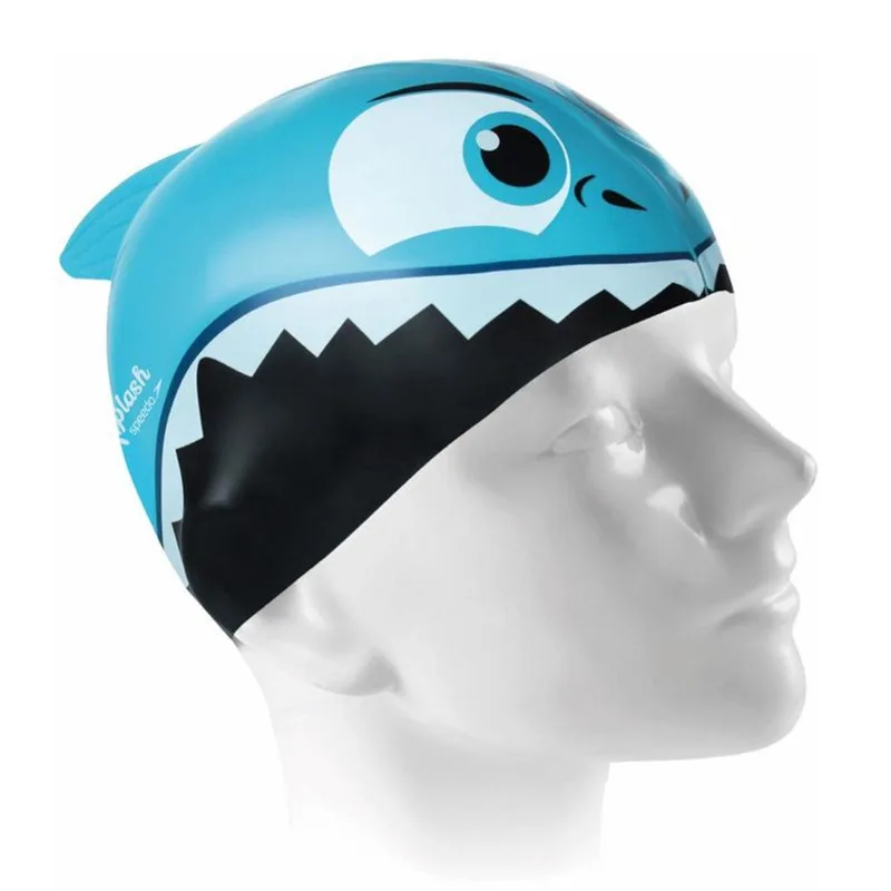 Touca De Natação - Shark Cap - Azul - Multisport - Speedo