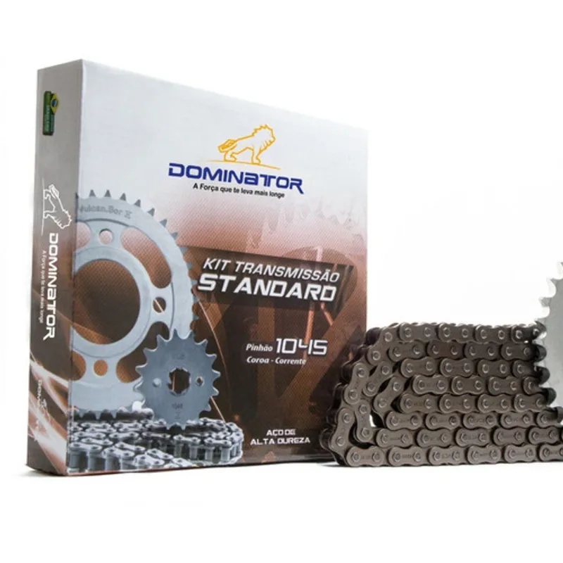 Kit Relação Transmissão Xlr 125 1197 A 2002 Aço 1045 Vulcanbor