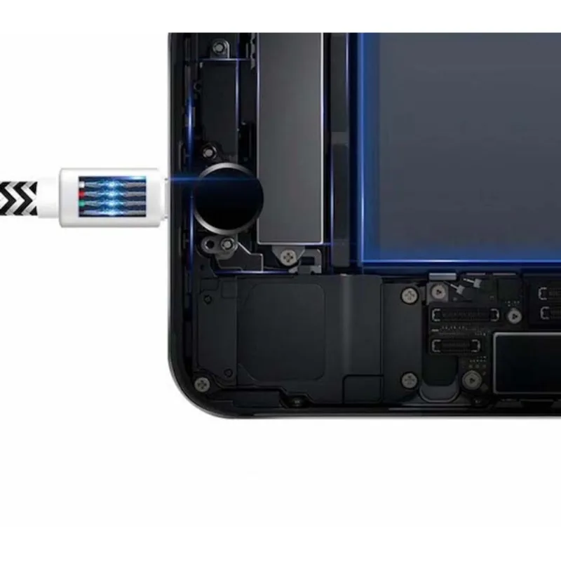 Tomada Veicular e Cabo Iphone USB 1m