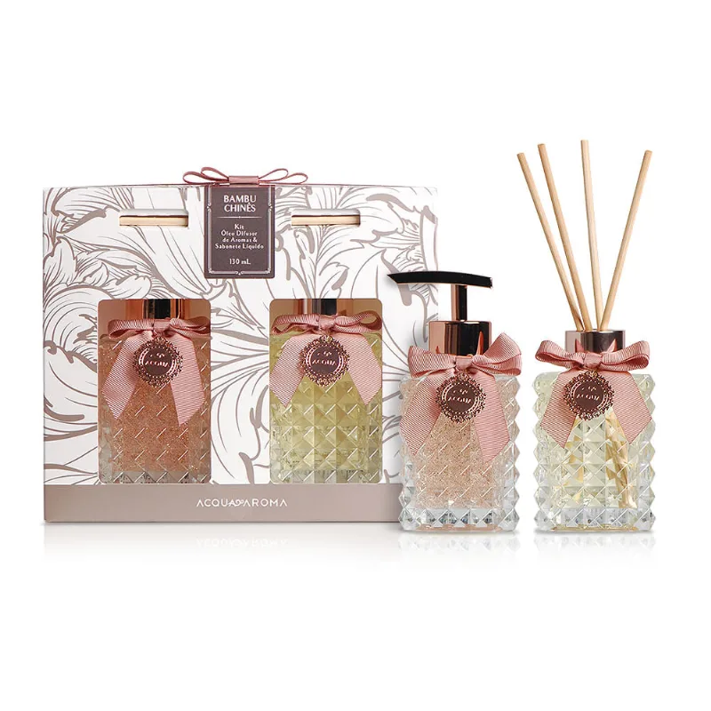 Kit Clássica Dif.+Sab. Liq. 130ml Bambu Chinês Bambu Chinês