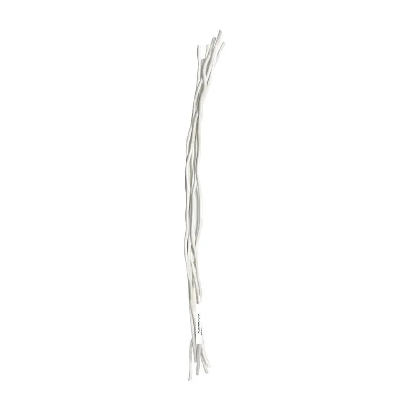 Varetas Difusoras Acessório 40cm Rattan Orgânica c/ 7und Branco Branco