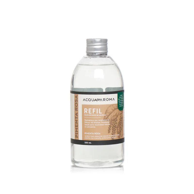 Difusor Varetas Gourmet Refil 500ml Pimenta Rosa Pimenta Rosa