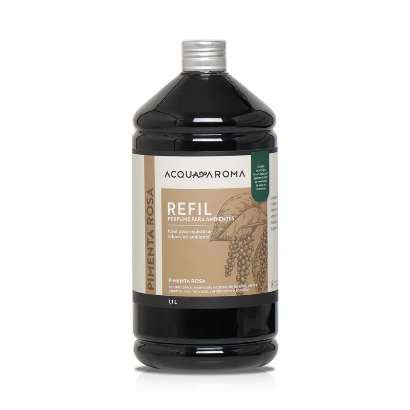Perfume para Ambientes Gourmet Refil 1,1L Pimenta Rosa Pimenta Rosa
