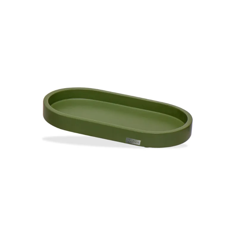 Bandeja Dia a Dia M 21,5x11,5cm Folhas Verdes Folhas Verdes