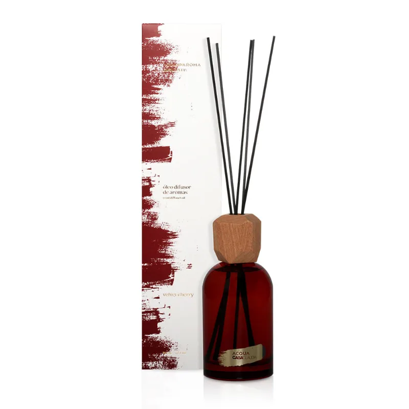 Difusor Varetas Acqua Casa Cláudia 350ml Velvet Cherry Velvet Cherry