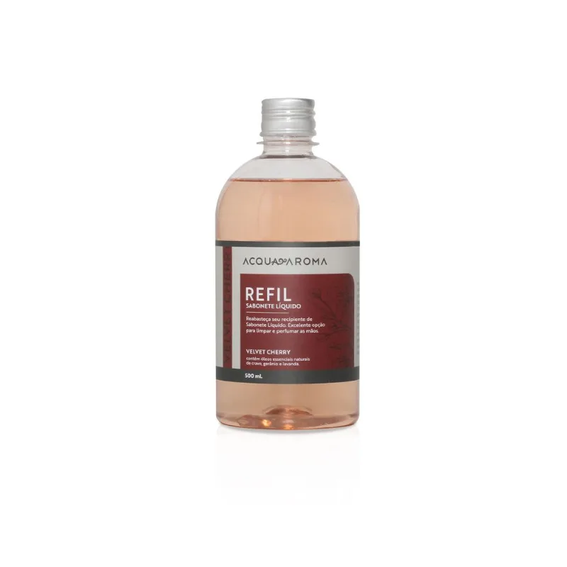 Sabonete Líquido Acqua Casa Cláudia Refil 500ml Velvet Cherry Velvet Cherry