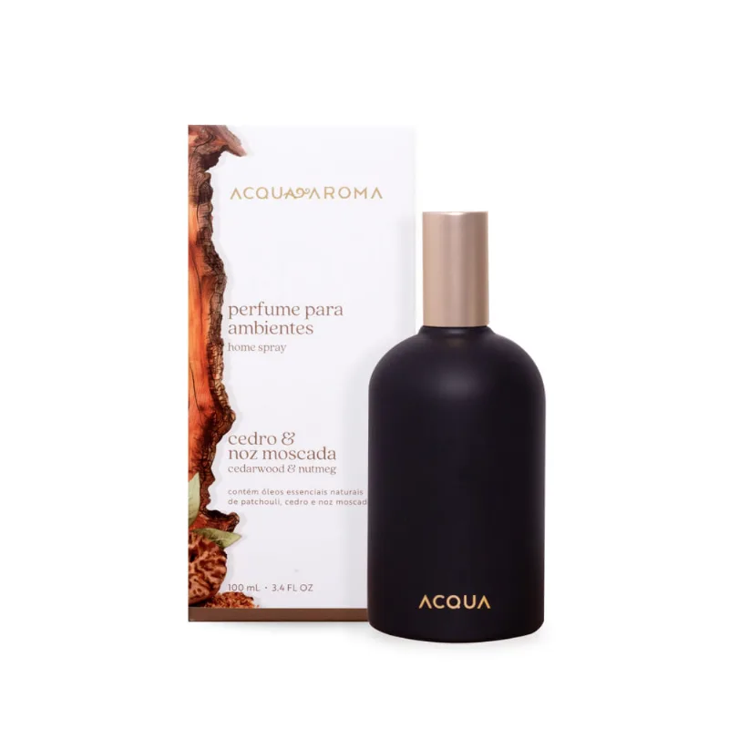 Perfume para Ambientes Dia a Dia 100ml Cedro e Noz Moscada Cedro e Noz Moscada