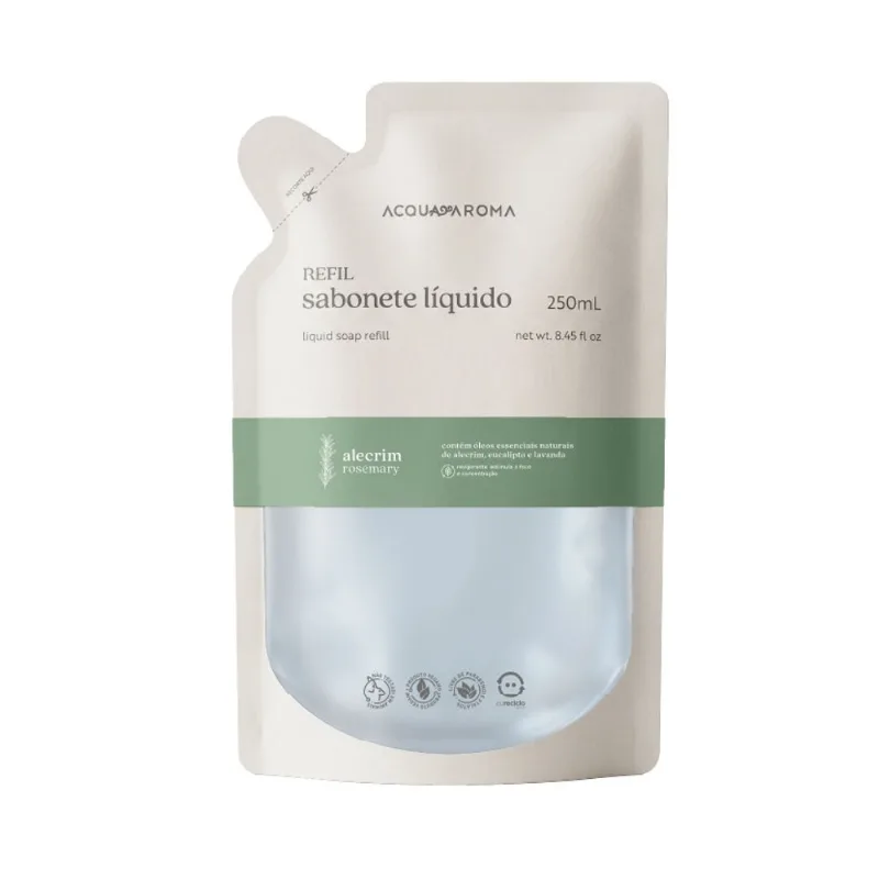Refil Sabonete Líquido Dia a Dia 250ml Alecrim Alecrim