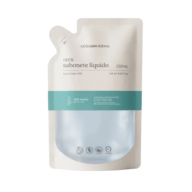 Refil Sabonete Líquido Dia a Dia 250ml Chá Verde Chá Verde