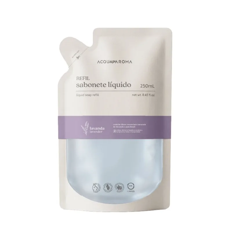 Refil Sabonete Líquido Dia a Dia 250ml Lavanda Lavanda