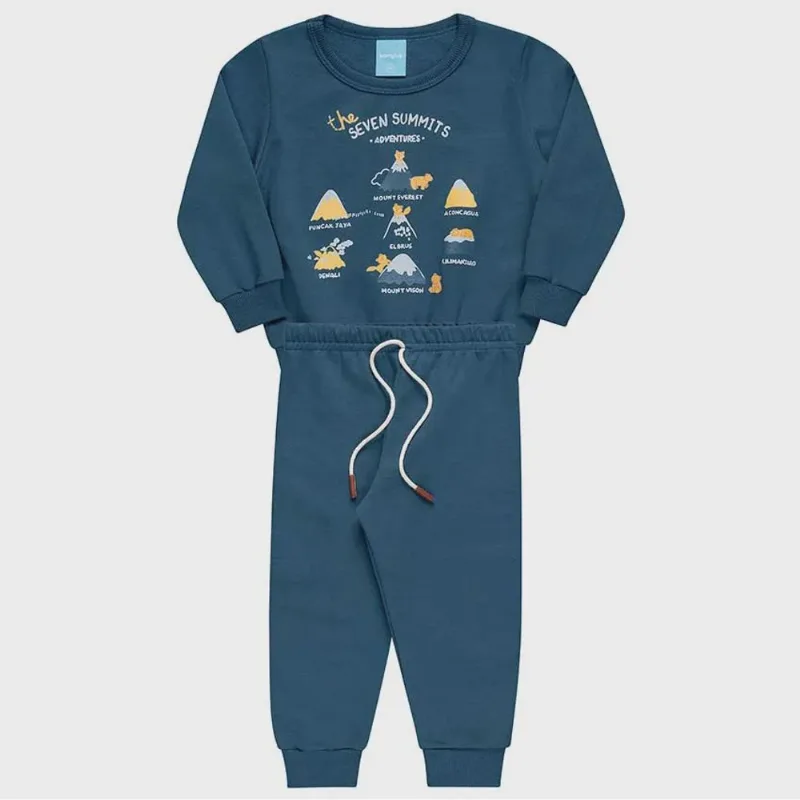 Conjunto Moletom Bebê Masculino Kamylus
