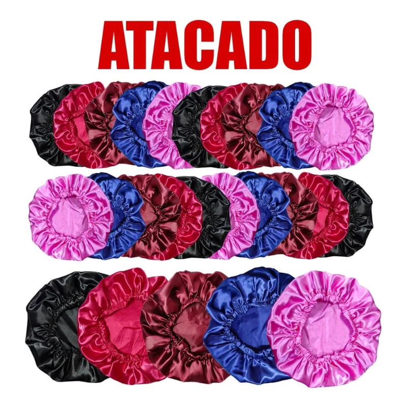 Kit 10 Touca/toca De Cetim Seda Anti Frizz Atacado