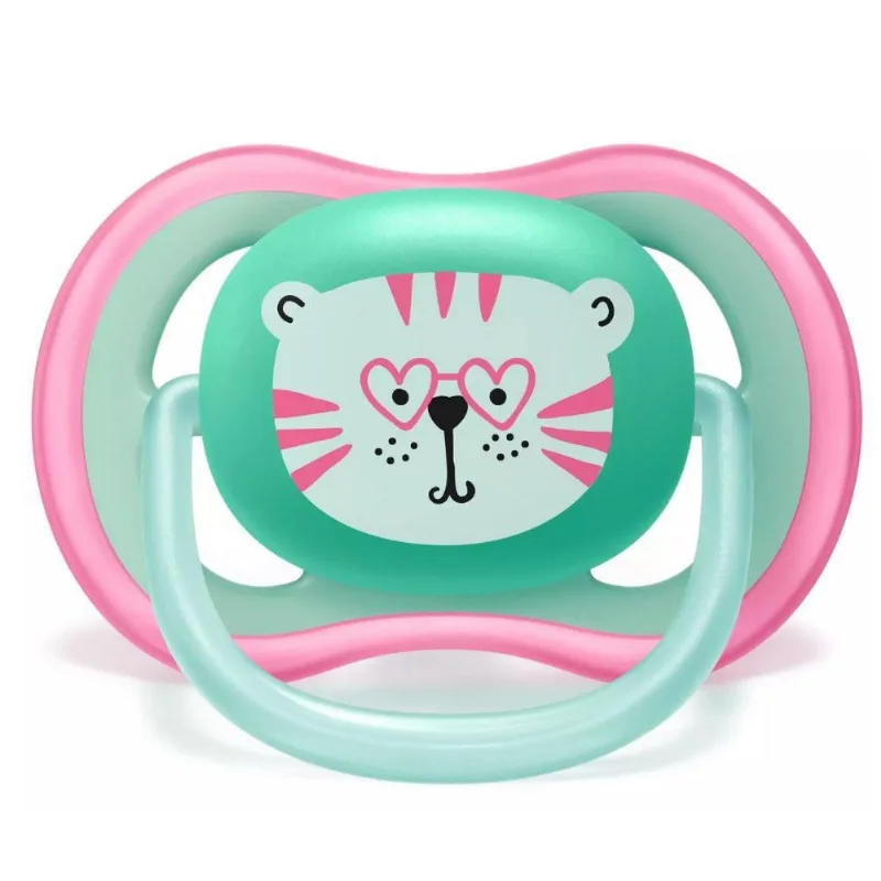 Chupeta Ultra Air Dupla Decorada 18M+ Menina Ursa - Avent