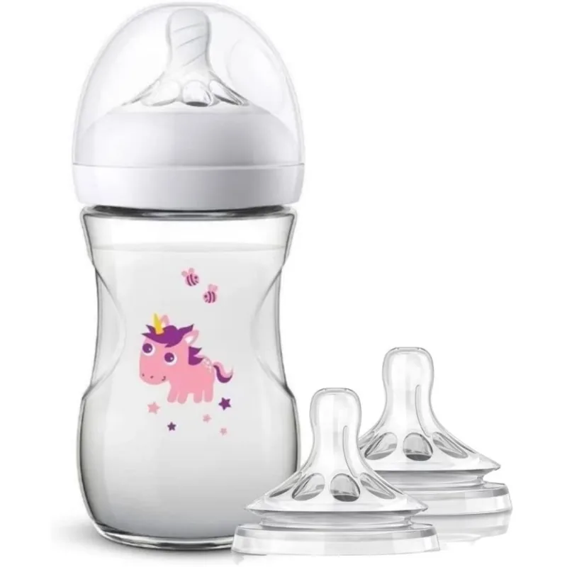 ?MAMADEIRA PÉTALA 260ML UNICÓRNIO + BICO ? 4 PHILIPS AVENT