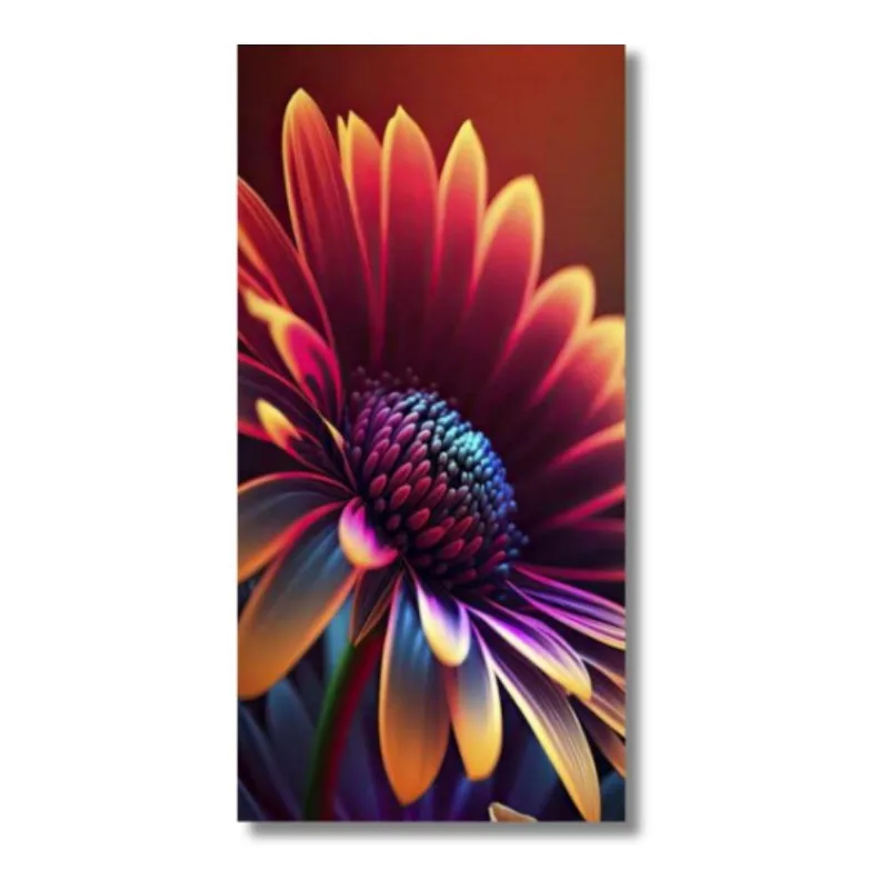 Quadro 60X120 Girassol Canvas 4475 Brisa Artes