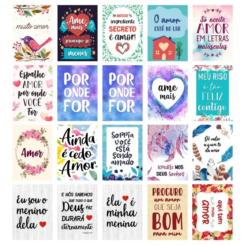 Placa Em MDF Frases De Amor 20x30cm Brisa Artes