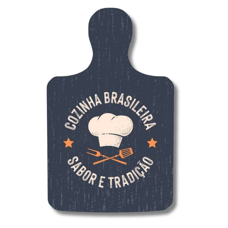 Tag Decorativa Frase Na Cozinha 21,5x13,9cm Brisa Artes