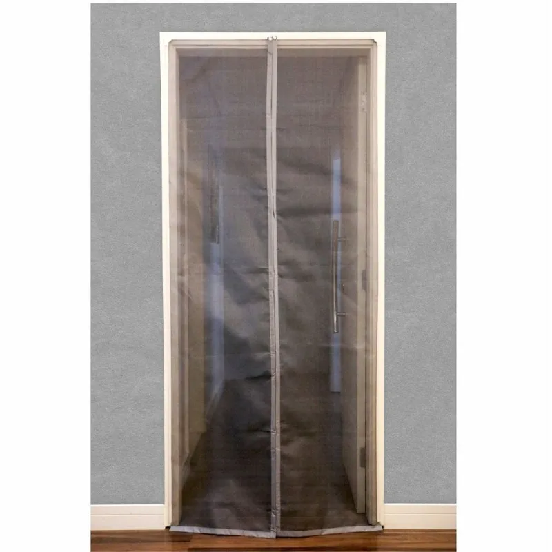 Tela Mosquiteiro Magnética Moldura Grafite Telas Mm - 160 X 230 Cm