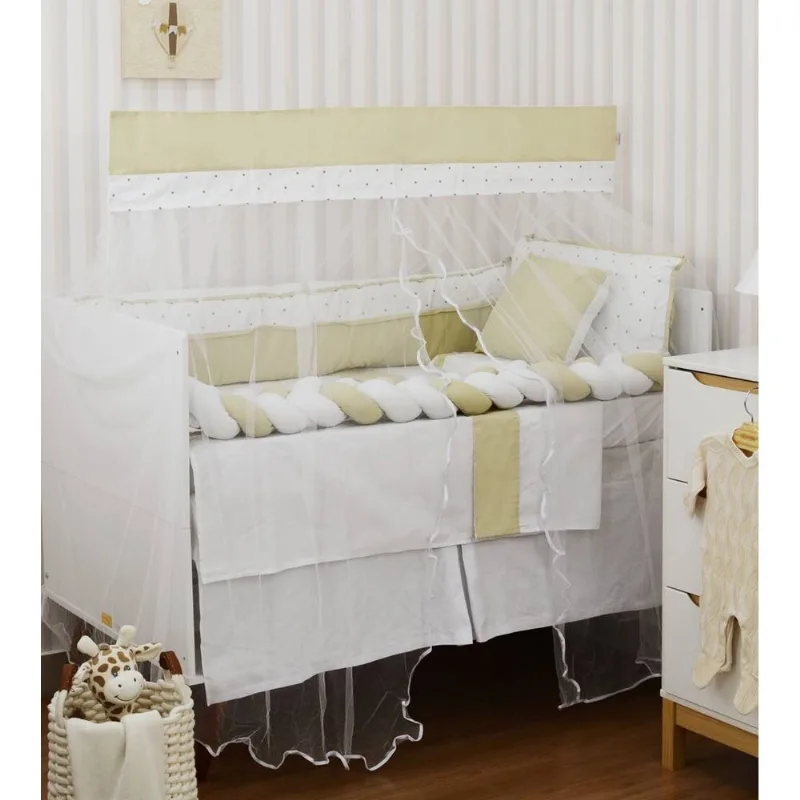 Kit Berço Sonhar 9 peças - 1249801 Caqui
