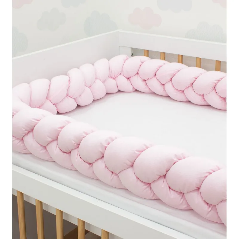 Trança Protetora para Berço 3,70 x 20cm Rosa