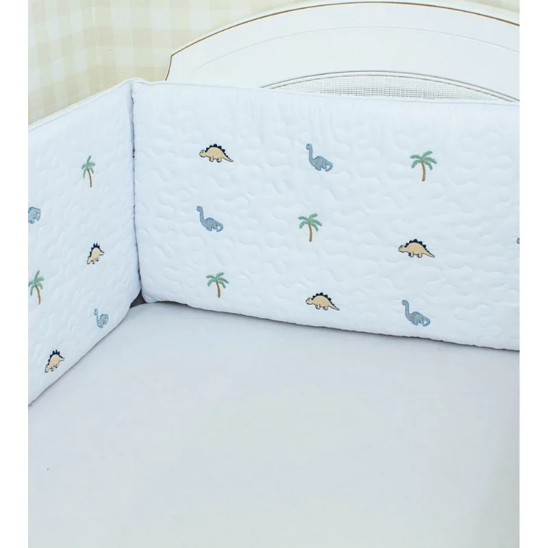 Kit Berço Dino 5 Peças Branco