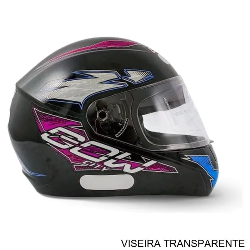 Capacete Gow City Preto E Rosa 60 (MP)