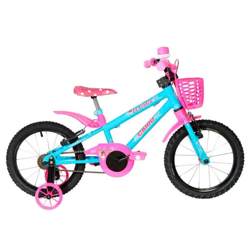 Bicicleta Infantil Cairu Aro 16 Fadinha Azul Bebe E Pink (MP)
