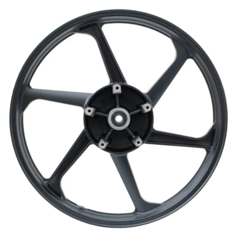 Aro Liga Leve Dianteiro Gear Fazer 150 2014 A 2023 Disco 6 Pontas Preto Fosco (MP)
