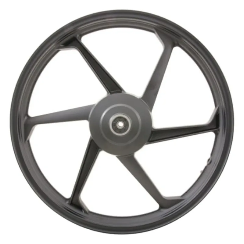 Aro Liga Leve Dianteiro Gear Bros 125/150 2003 A 2015 KS Tambor 6 Pontas Preto (MP)