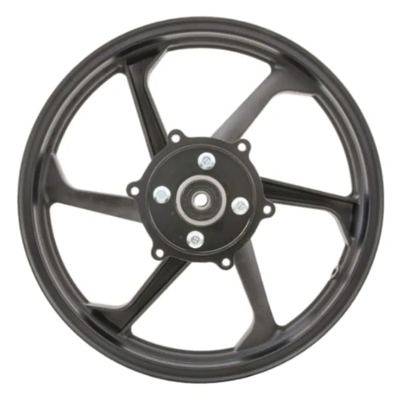 Aro Liga Leve Traseiro Gear Bros 125/150 2003 A 2024 KS Tambor 6 Pontas Preto (MP)