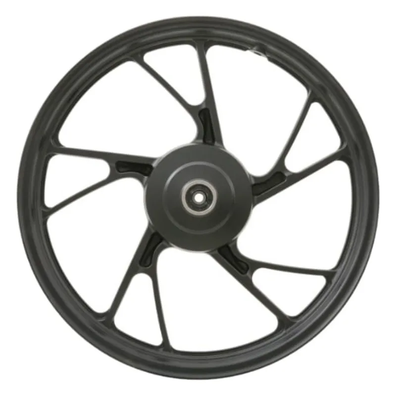 Aro Liga Leve Dianteiro Gear Titan 150 2004 A 2013 KS Tambor 5 Pontas Pé De Galinha Preto (MP)
