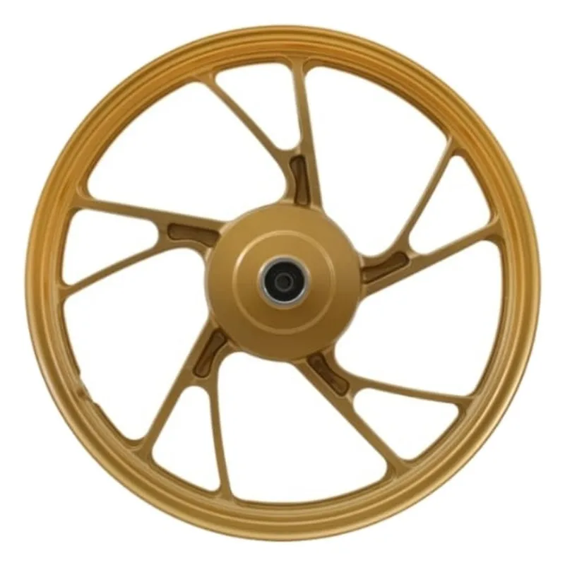 Aro Liga Leve Dianteiro Gear Titan 150 2004 A 2013 KS Tambor 5 Pontas Pé De Galinha Dourado (MP)