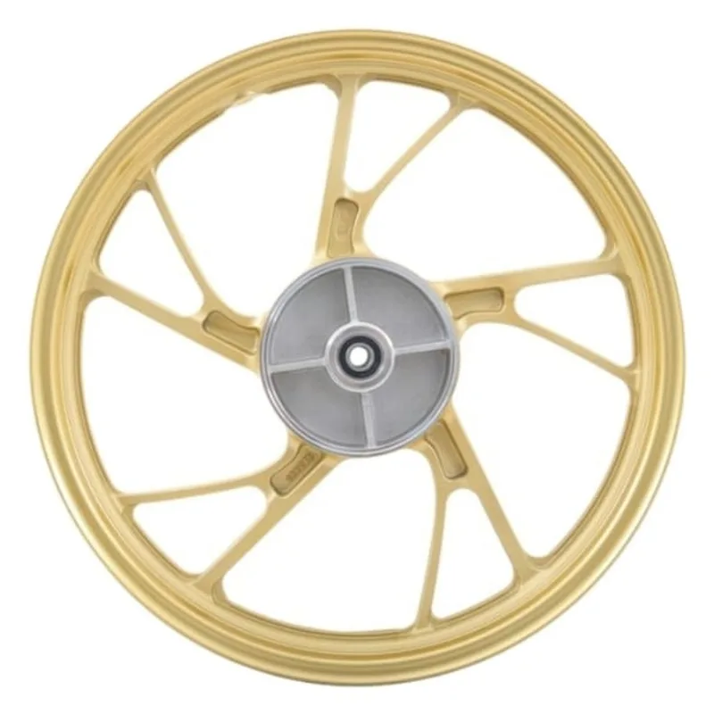 Aro Liga Leve Traseiro Gear Titan 150 2004 A 2013 KS Tambor 5 Pontas Pé De Galinha Dourado (MP)