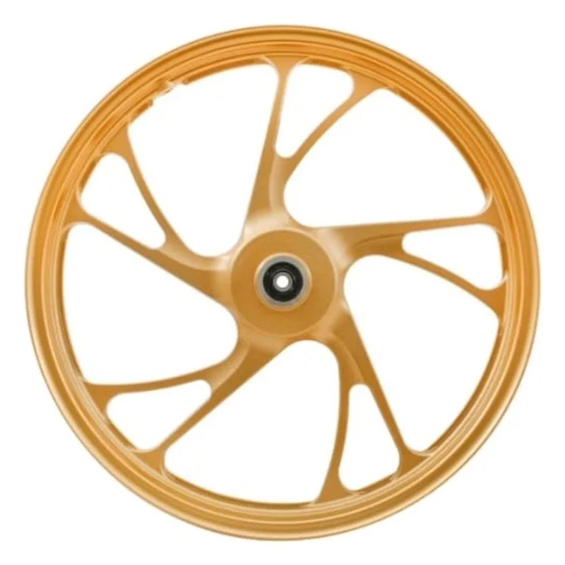 Aro Liga Leve Dianteiro Gear Titan 160 2016 A 2025 ESD Disco 5 Pontas Pé De Galinha Dourado (MP)