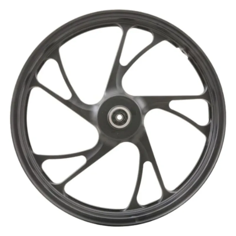 Aro Liga Leve Dianteiro Gear Titan 160 2016 A 2025 ESD Disco 5 Pontas Pé De Galinha Preto (MP)